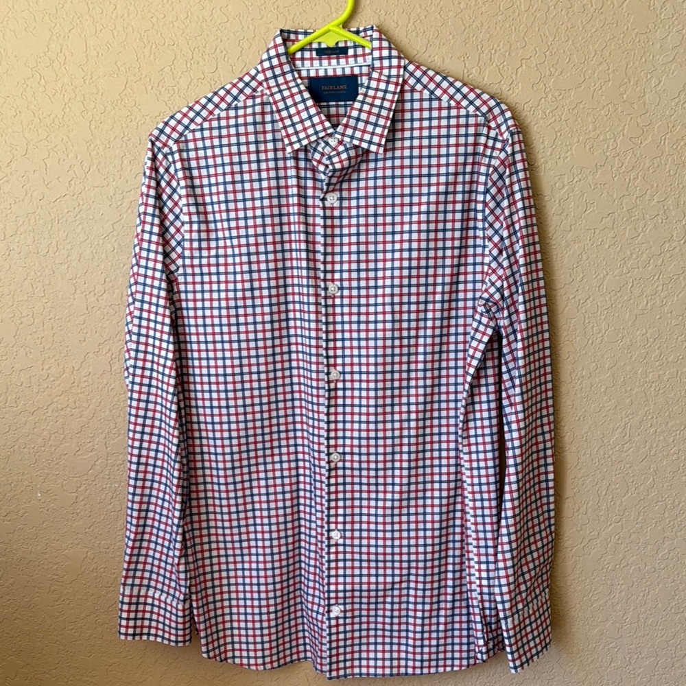 Fairlane Red and Blue Checkered Shirt
